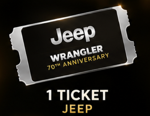 1 TICKET JEEP